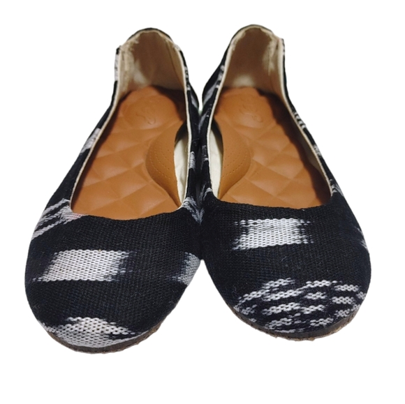Reef Bella Costas Black & White Cushioned Ballet Flats Women's Size 7 NWT - Picture 5 of 12